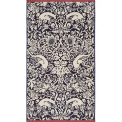 Clearance Strawberry Thief Blue Towels Towels