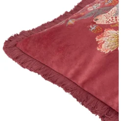 Online Strawberry Thief Berry Embroidered Cushion Cushions