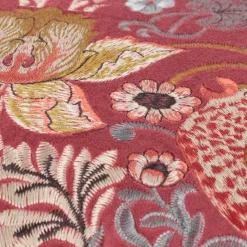 Online Strawberry Thief Berry Embroidered Cushion Cushions