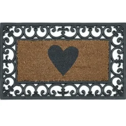 Sale Coir Insert Mat in Heart Door Mats