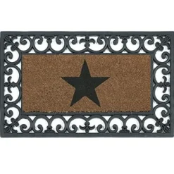 Outlet Coir Insert Mat in Star Door Mats