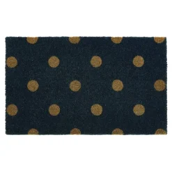 Clearance Coir Mat in Polka Dots Door Mats