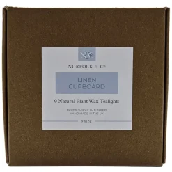 Best Box of 9 Tea Lights Fresh Linen Candles & Diffusers