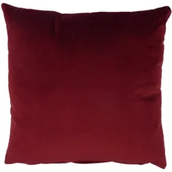 Outlet Opulence Burgundy Velvet Cushion Cushions