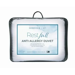 New Norfolk & Co Rest Full Anti Allergy Duvet 4.5 Tog Duvets