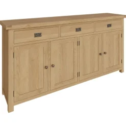 Hot Norfolk Oak 4 Door Sideboard Sideboards | Sideboards