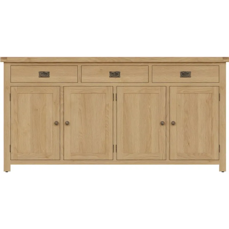 Hot Norfolk Oak 4 Door Sideboard Sideboards | Sideboards