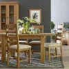 Outlet Norfolk Oak 1M Extending Dining Table with 4 Chairs Dining Sets