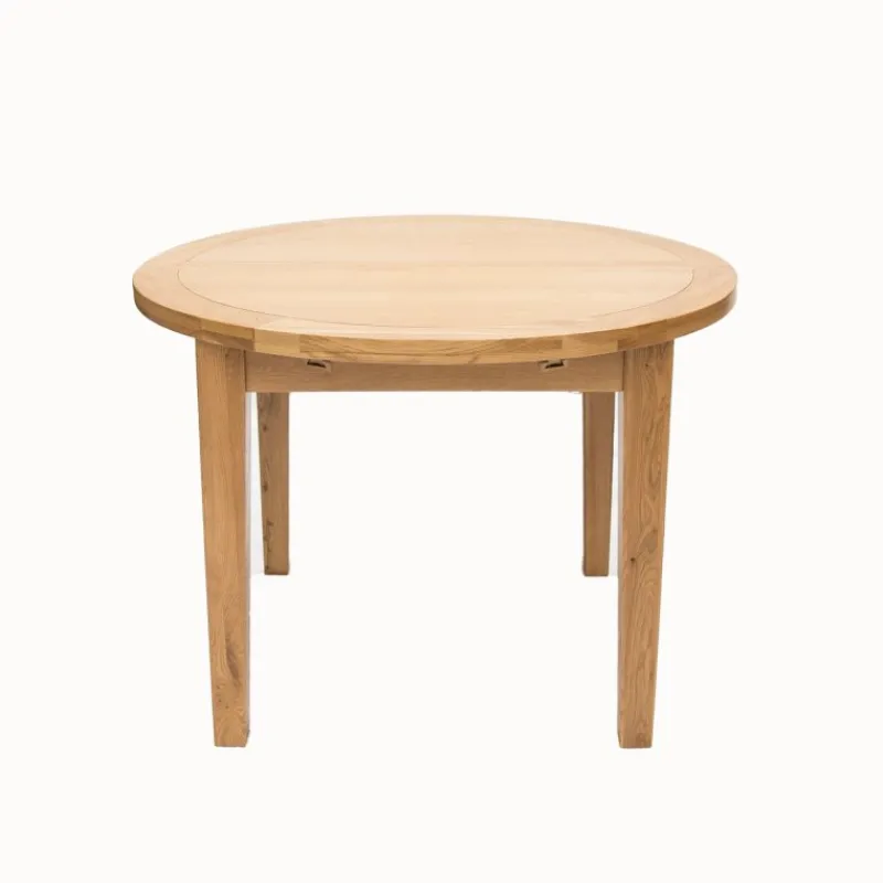 Clearance Norfolk Oak Round Extending Dining Table Dining Tables