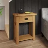 Outlet Norfolk Oak Telephone Table Console Tables | Console Tables