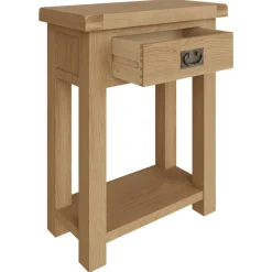 Outlet Norfolk Oak Telephone Table Console Tables | Console Tables