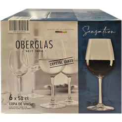 Best Copas 500cc Set of 6 Wine Glasses Glassware