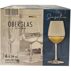 Best Copas 390cc Set of 6 Wine Glasses Glassware