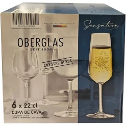 Hot Copas Set of 6 Champagne Glasses Glassware
