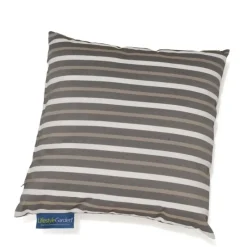 Hot Outdoor Grey Stripe Scatter Cushion Cushions | Garden Storage & Accessories
