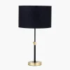 Hot Bryce Black Gold Metal Rise and Fall Table Lamp Table Lamps