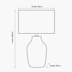 Clearance Kai Duck Egg Scratch Texture Tall Table Lamp Table Lamps