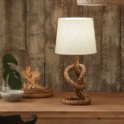 Best Martindale Rope Knot and Jute Table Lamp Table Lamps