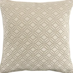 Clearance Avenue Ivory Velvet Jacquard Cushion Cushions
