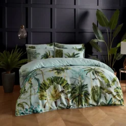 Online Forsteriana Palms Duvet Cover Set Duvet Covers