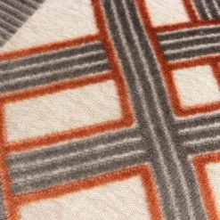 Sale Henley Cushion Ginger and Grey Cushions