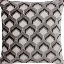 Clearance Ledbury Grey and Black Cushion Cushions