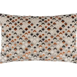 Discount Lexington Cushion Ginger and Grey Cushions