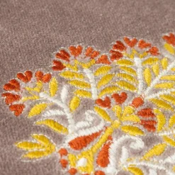 Best Rennes Taupe Embroidered Cushion Cushions