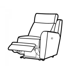 Sale Dakota Single Arm Power End Unit Modular Sofas | Sofas