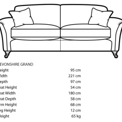 Hot Devonshire Grand Sofa 4 Seater Sofas | Sofas