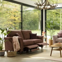 Discount Rowan Large 2 Seater Power Footrest Sofa Recliner Sofas | 2 Seater Sofas