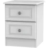 New Pembridge 2 Drawer Narrow Bedside Table Bedside Tables