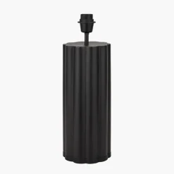 Outlet Petula Black Metal Scallop Table Lamp Table Lamps