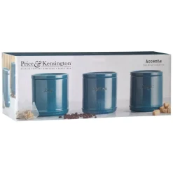 Sale Teal Tea Coffee Sugar Canisters Food Storage