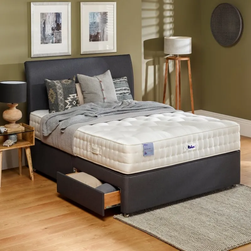 Best Coniston Natural Wool 2200 Divan Set Pocket Sprung Mattresses | Ottoman Beds