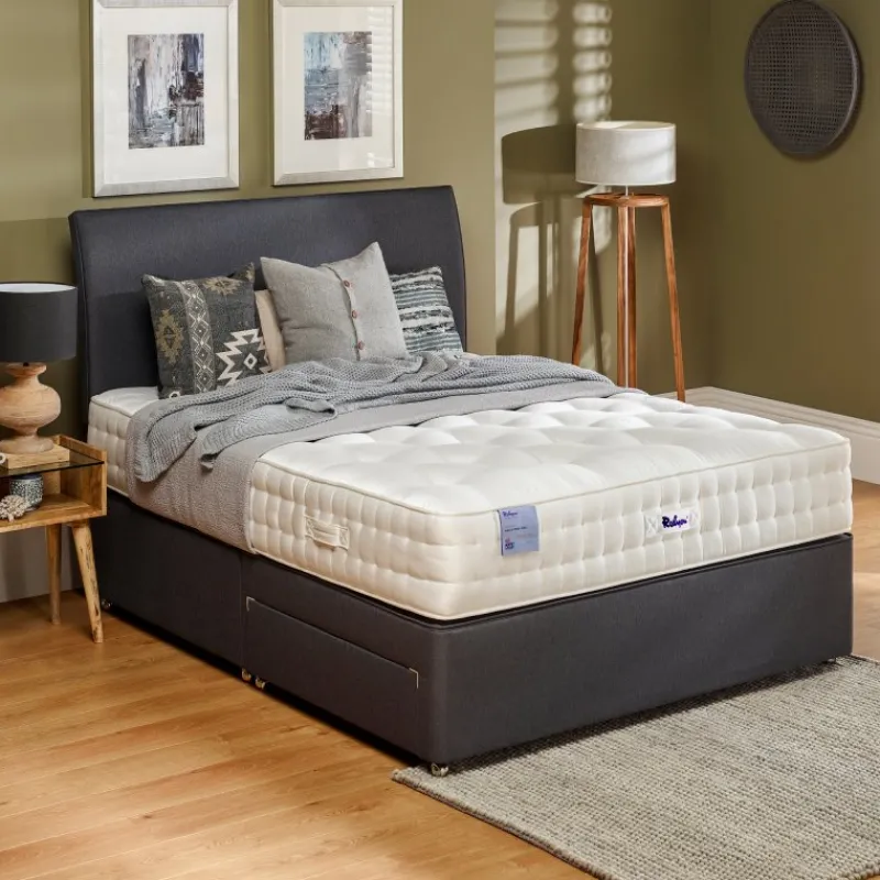 Best Coniston Natural Wool 2200 Divan Set Pocket Sprung Mattresses | Ottoman Beds