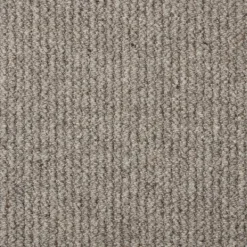 Outlet Runcorn Ribbed Carpet in Rhino Hall, Stairs & Landing Carpets | Bedroom Carpets