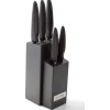 Sale 5 Piece Knife Block Set Kitchen Utensils