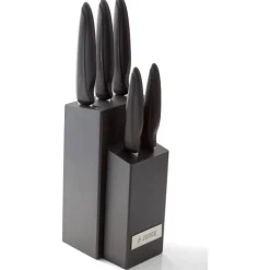 Sale 5 Piece Knife Block Set Kitchen Utensils
