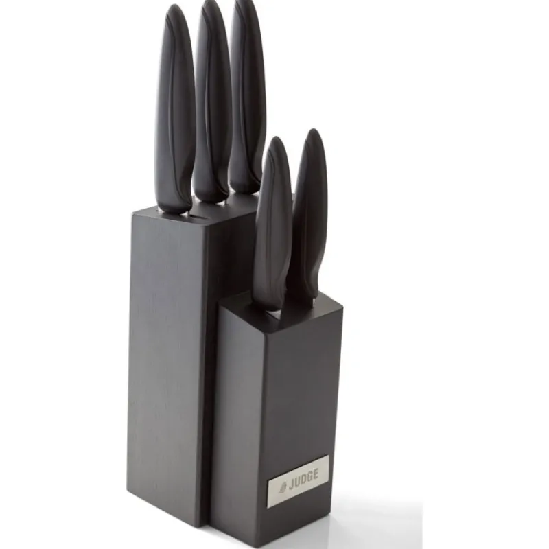 Sale 5 Piece Knife Block Set Kitchen Utensils