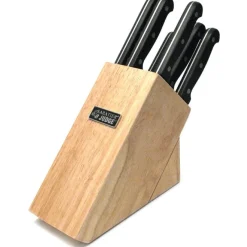 Outlet 7 Piece Knife Block Set Kitchen Utensils