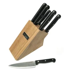Outlet 7 Piece Knife Block Set Kitchen Utensils
