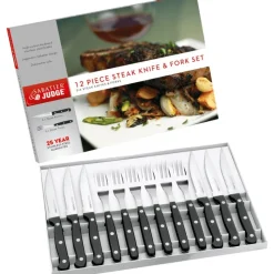 Online 12 Piece Steak Knife & Fork Set Kitchen Utensils