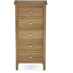 Discount Sand Banks 5 Drawer Tallboy Chest Of Drawers