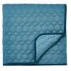 New Jackfruit Quilted Throw Indigo & Papaya Throws