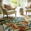 Discount Sanderson Robins Wood Russet Brown Rug 1.7m x 2.4m Modern Patterns
