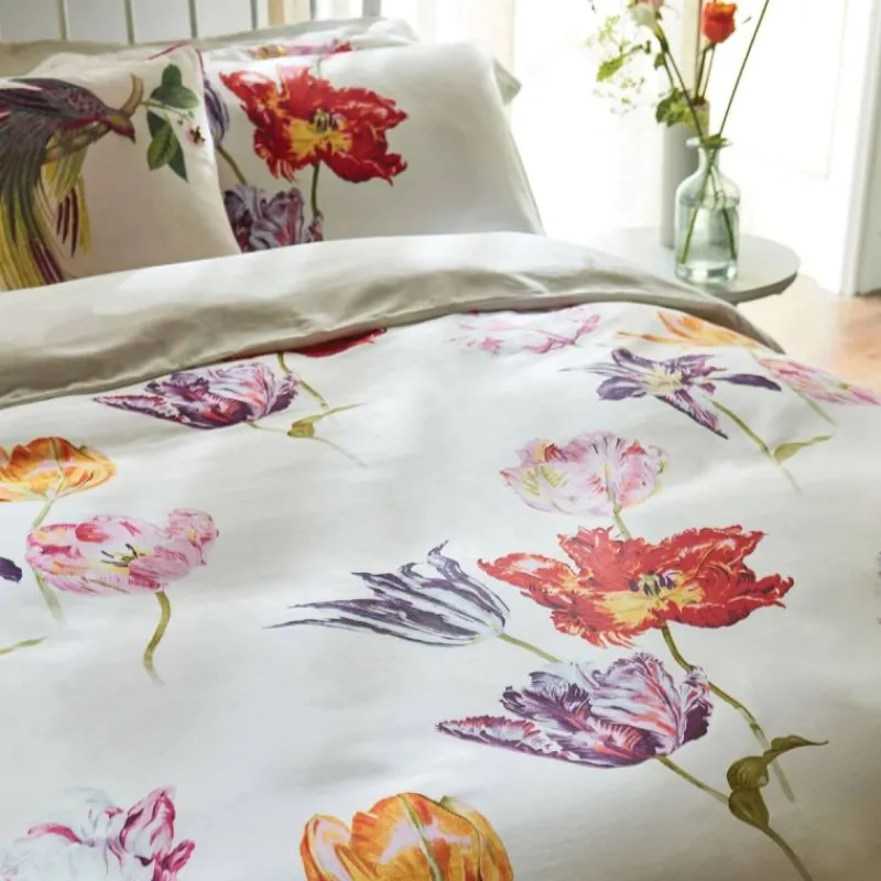 Outlet Tulipomania Duvet Cover Set Rose Red & Amethyst Duvet Covers