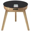 Outlet Santiago Smart Lamp Table Glass Top Side Tables