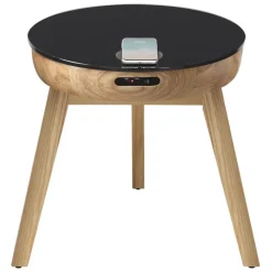 Outlet Santiago Smart Lamp Table Glass Top Side Tables