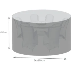 Best 6 Seater Large Round Garden Furniture Cover Garden Furniture Covers